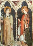 Simone Martini St.Clare and St.Elizabeth of Hungary Spain oil painting artist